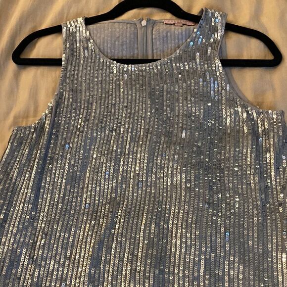Calypso St Barth Silver Sequin Sleeveless Sheath Dress. Size XS. - Picture 5 of 7
